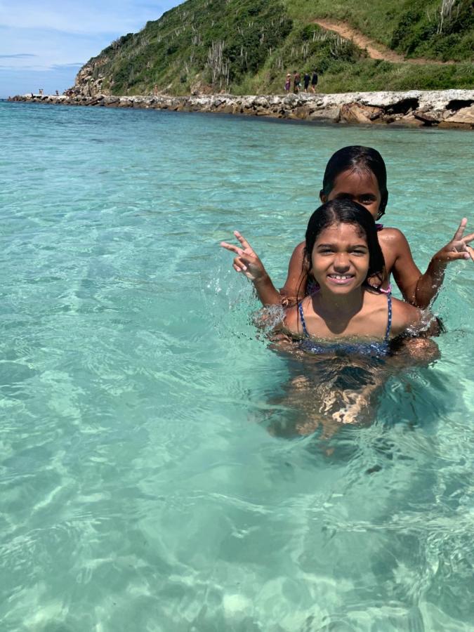 Casa com piscina em frente à praia Arraial do Cabo Exterior foto